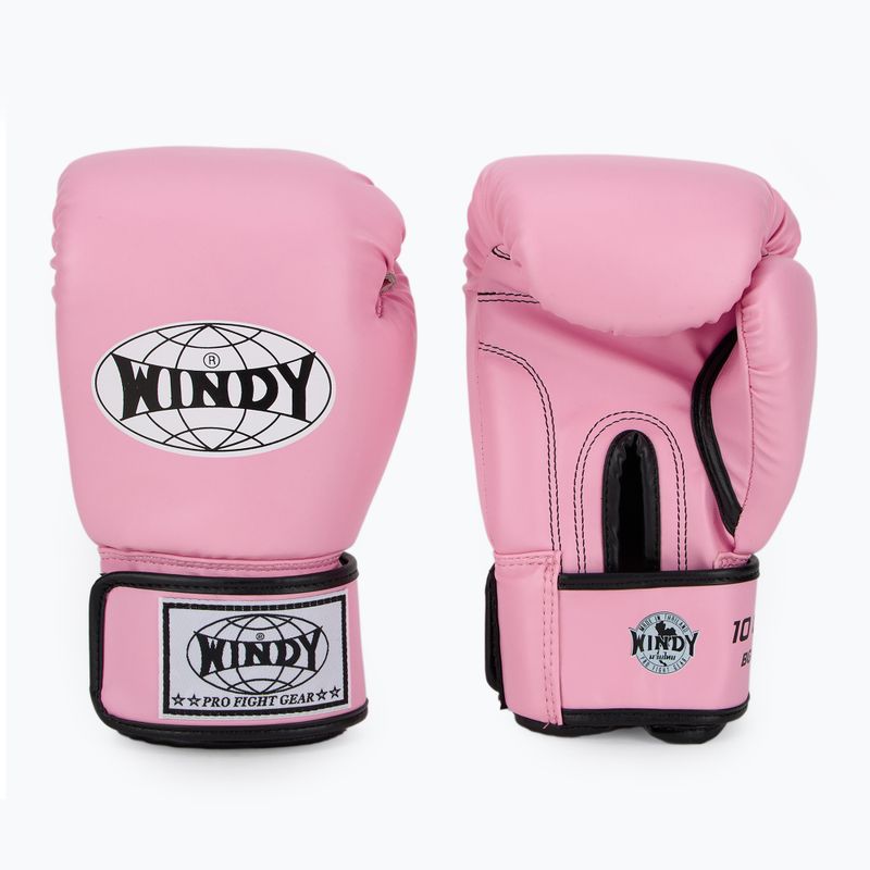 Boxing gloves WINDY Classic Synthetic Leather pink