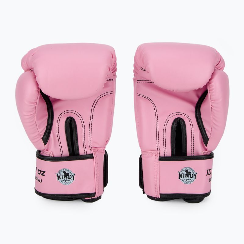 Boxing gloves WINDY Classic Synthetic Leather pink 3