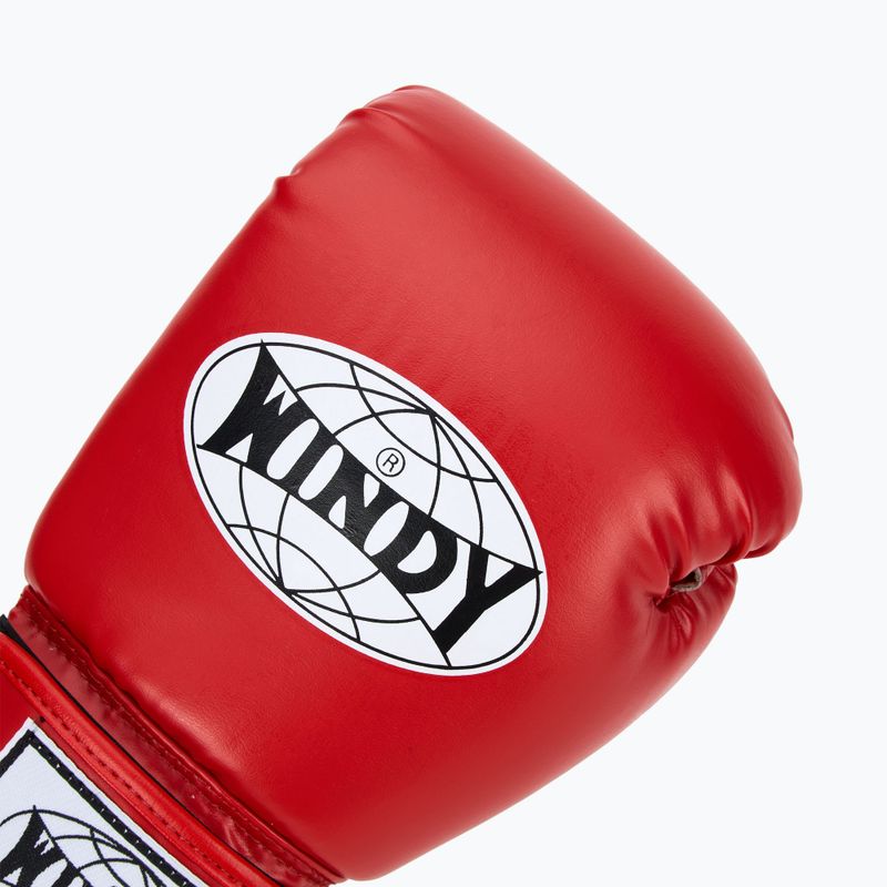 Boxing gloves WINDY Classic Synthetic Leather red 5