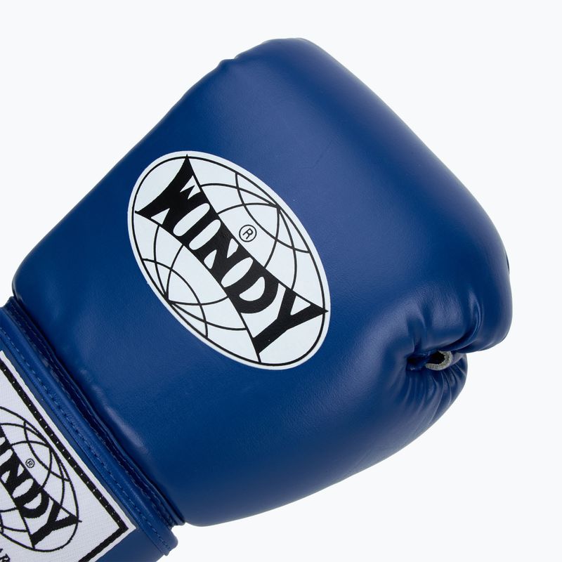 Boxing gloves WINDY Classic Synthetic Leather blue 5
