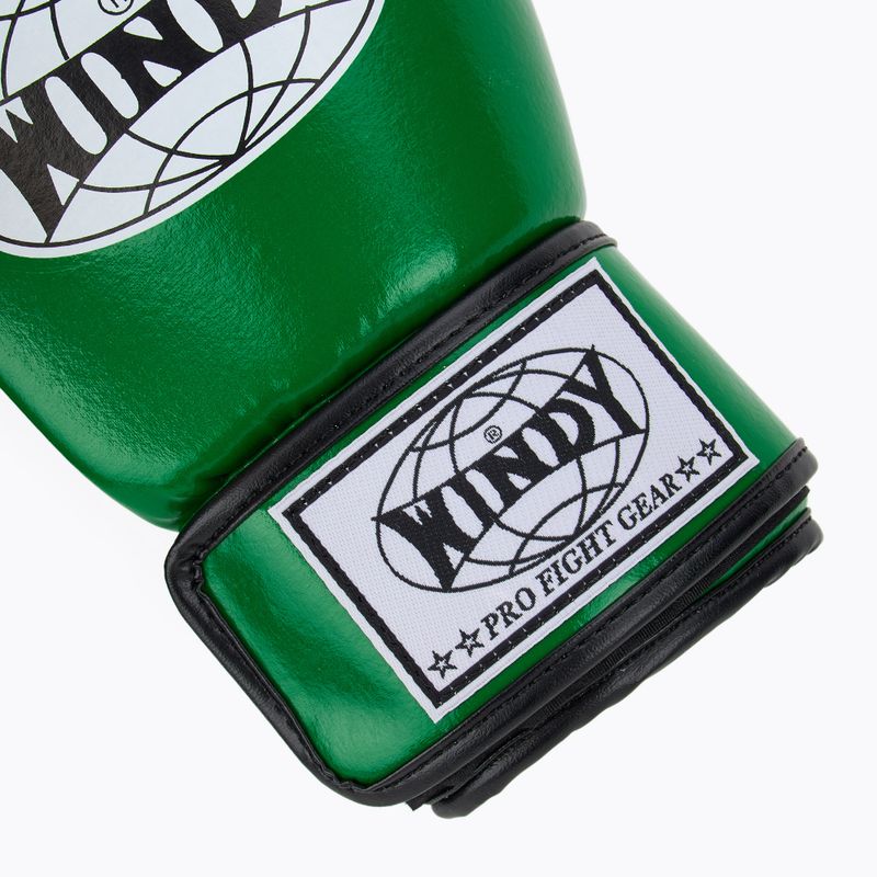 Boxing gloves WINDY Classic Synthetic Leather green 6