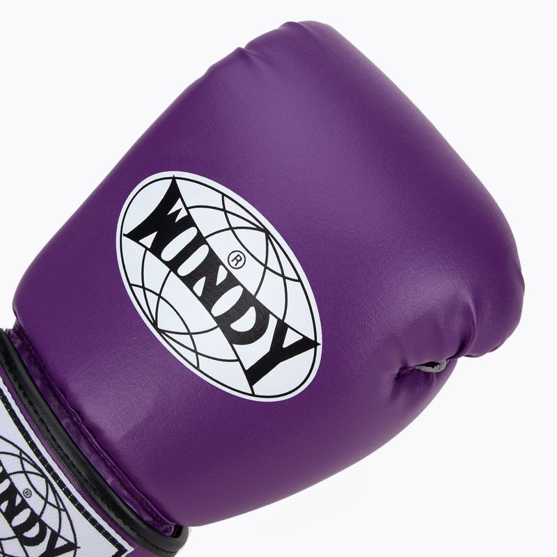 Boxing gloves WINDY Classic Synthetic Leather purple 5