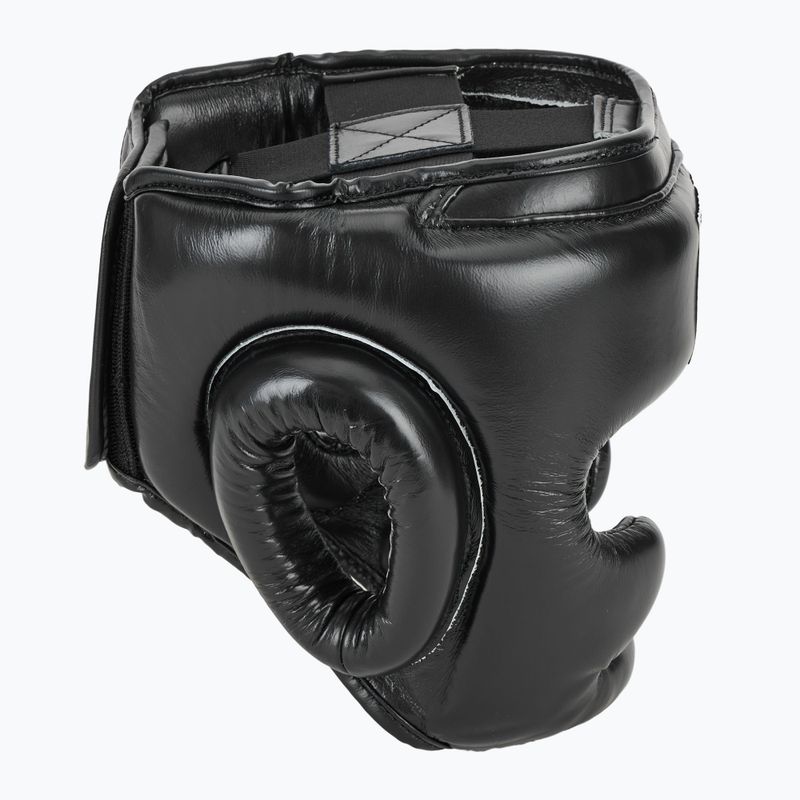 Boxing helmet WINDY Genuine Leather black 2
