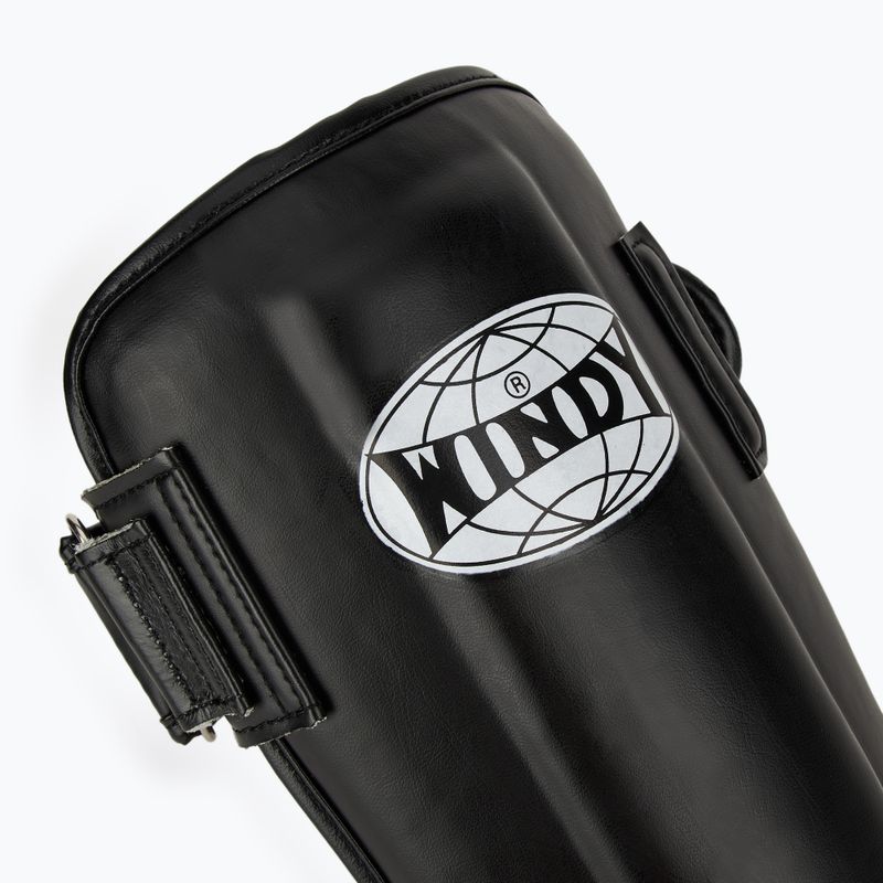 Tibia and foot protectors WINDY Classic Double Strap black 7