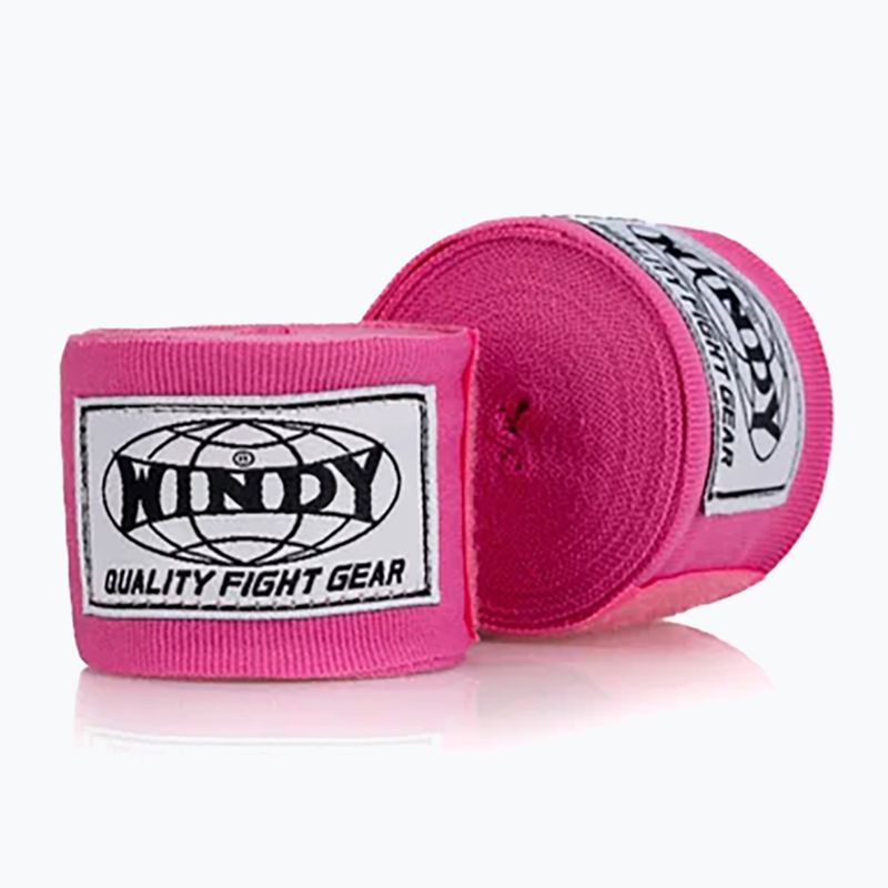 Boxing bandages Windy HW-2 450 cm pink 5