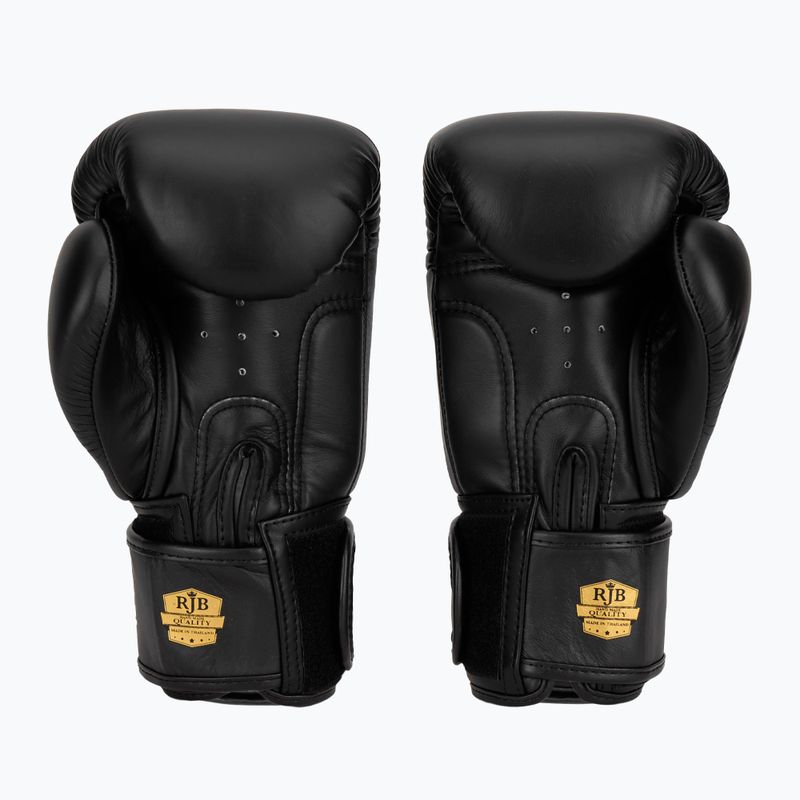 Boxing gloves RAJA BOXING Single Standard Genuine Leather black 4