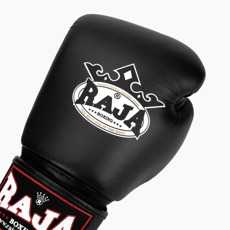 Boxing gloves RAJA BOXING Single Standard Genuine Leather black 5