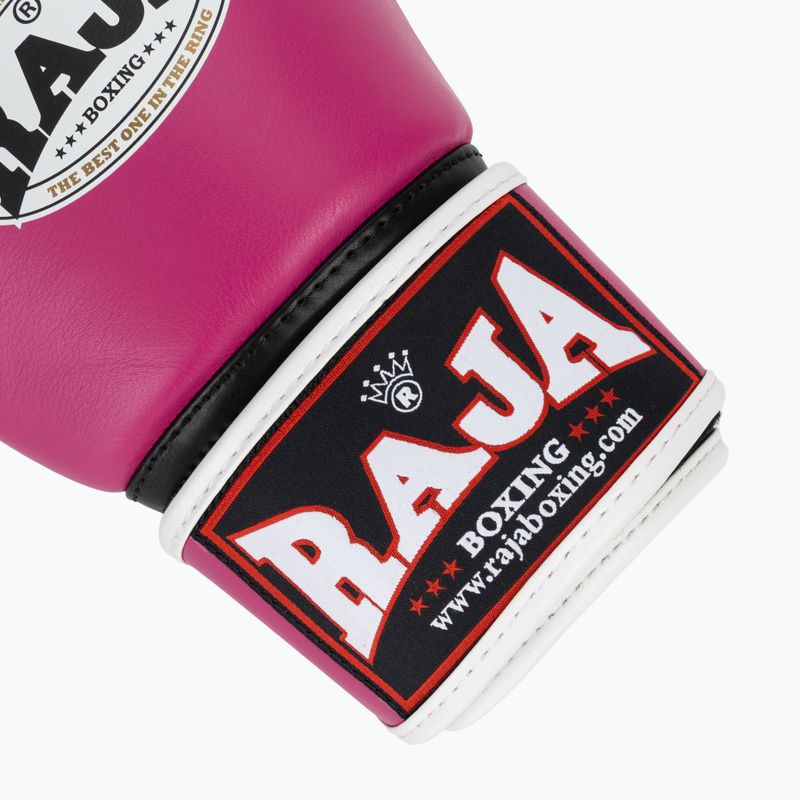 Boxing gloves RAJA BOXING Single Standard Genuine Leather pink 6