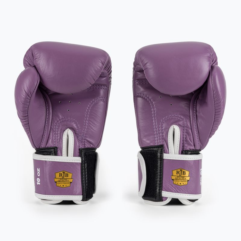 Boxing gloves RAJA BOXING Single Standard Genuine Leather purple 3