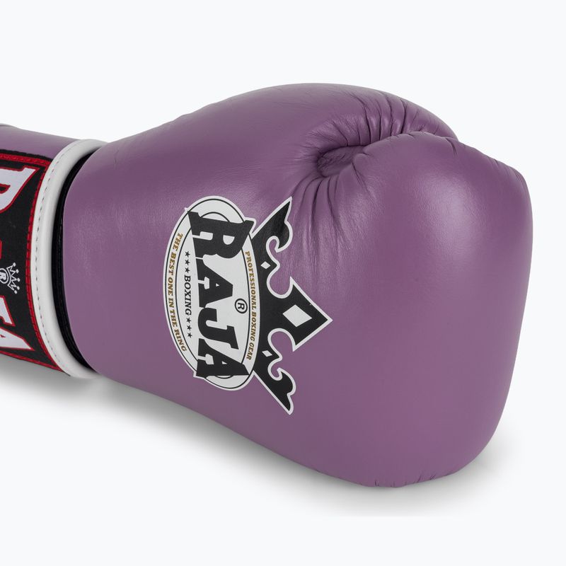 Boxing gloves RAJA BOXING Single Standard Genuine Leather purple 5