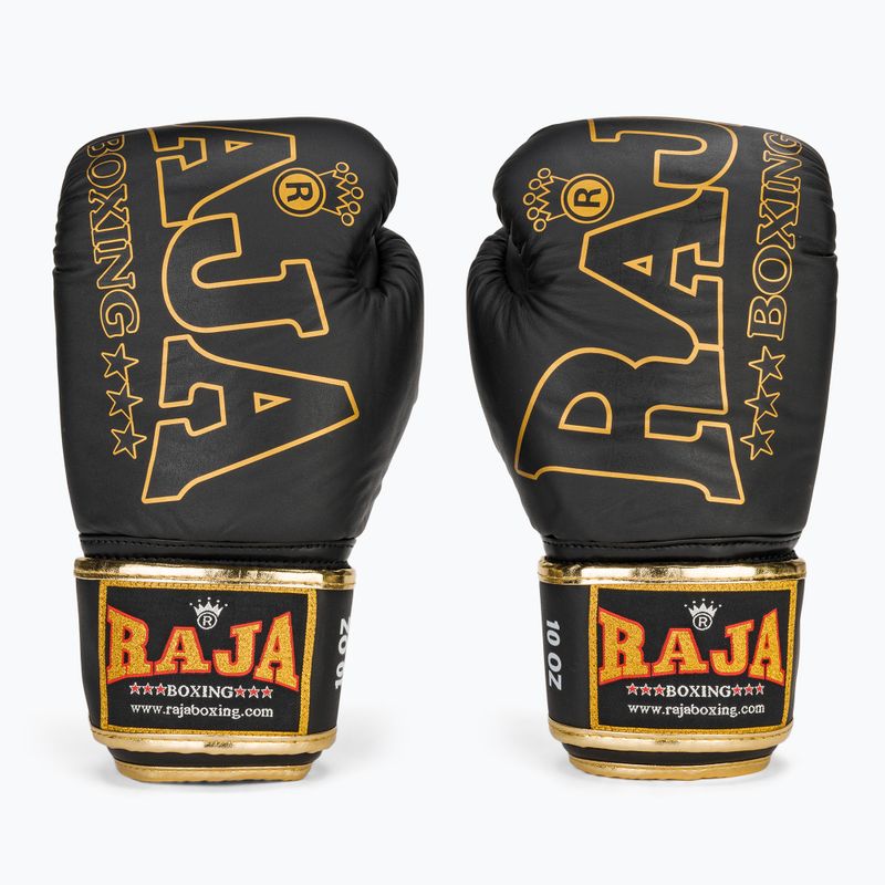 Boxing gloves RAJA BOXING Origin Standard Genuine Leather black 2