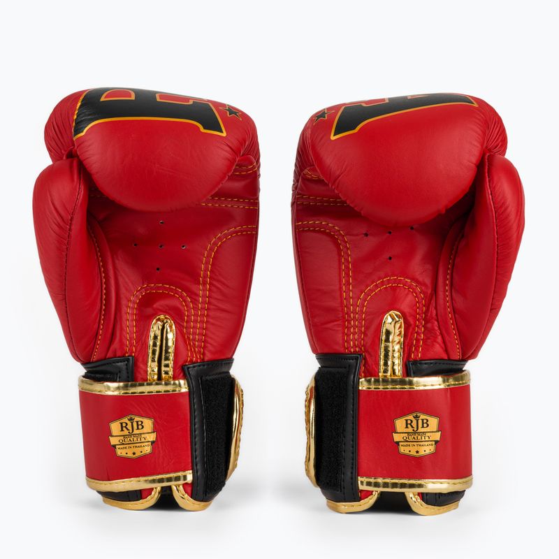 Boxing gloves RAJA BOXING Origin Standard Genuine Leather red 3