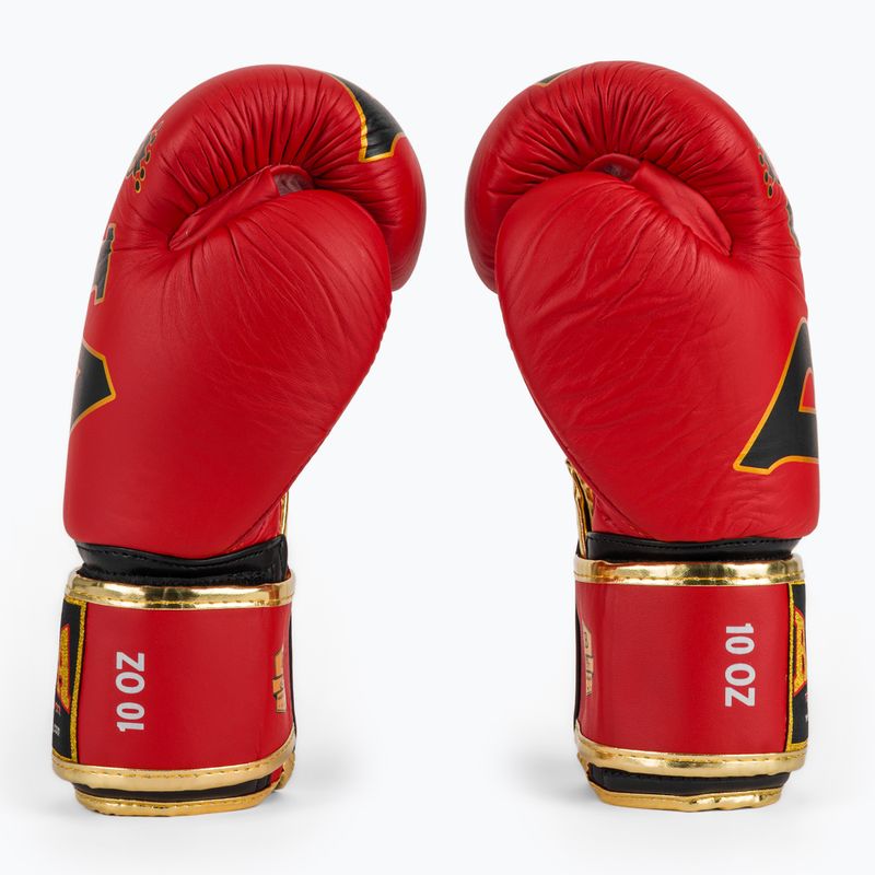 Boxing gloves RAJA BOXING Origin Standard Genuine Leather red 4