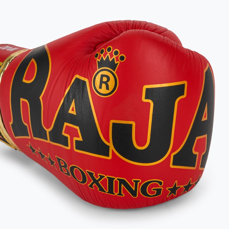 Boxing gloves RAJA BOXING Origin Standard Genuine Leather red 5