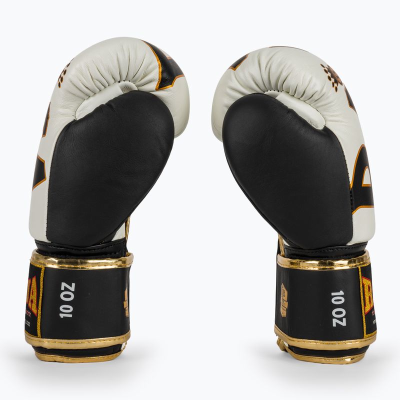 Boxing gloves RAJA BOXING Origin Standard Genuine Leather white 4
