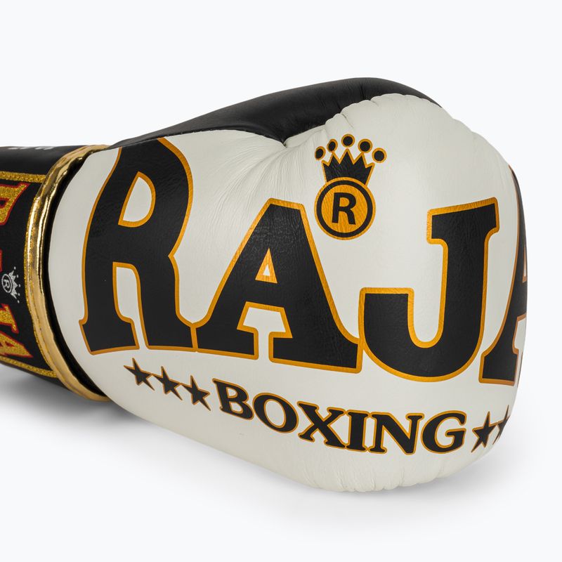 Boxing gloves RAJA BOXING Origin Standard Genuine Leather white 5