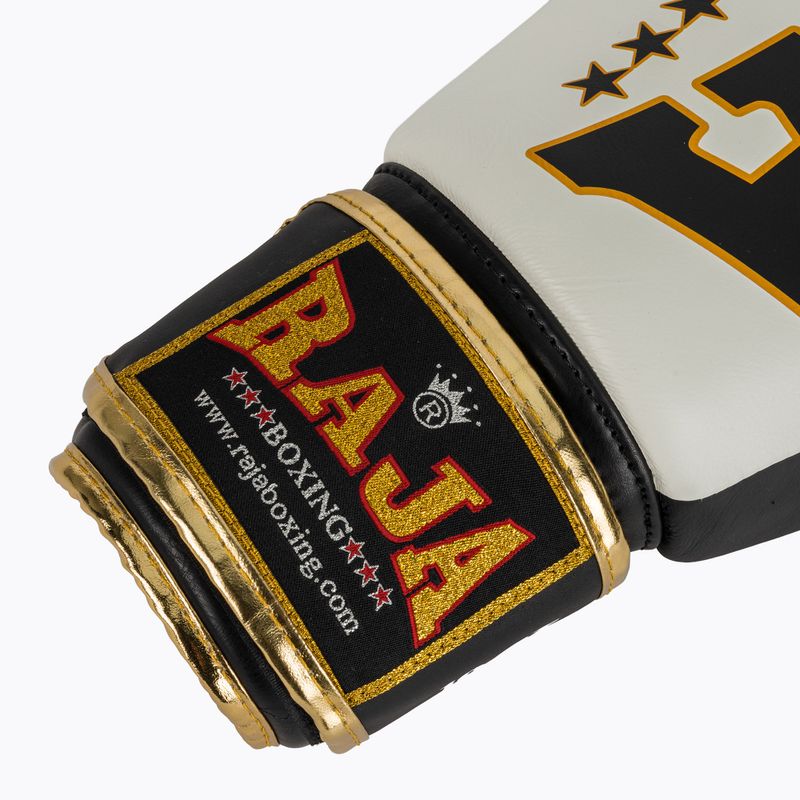Boxing gloves RAJA BOXING Origin Standard Genuine Leather white 6