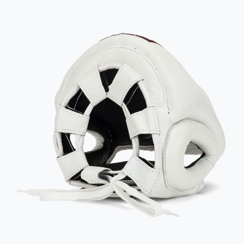 Boxing helmet RAJA BOXING Genuine Leather white 6