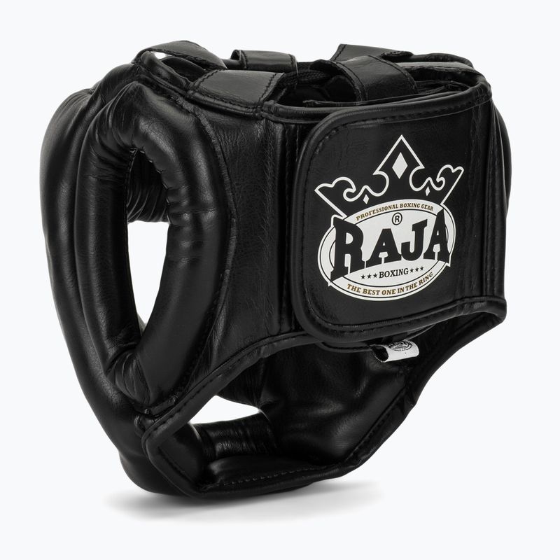 Boxing helmet RAJA BOXING Semi Leather black 3