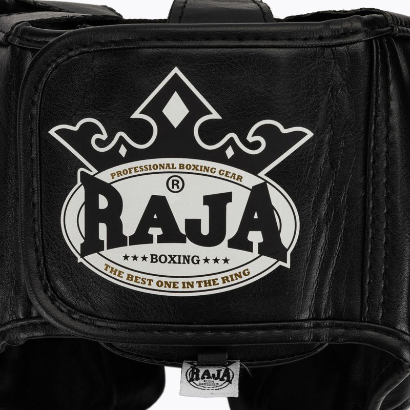 Boxing helmet RAJA BOXING Semi Leather black 5
