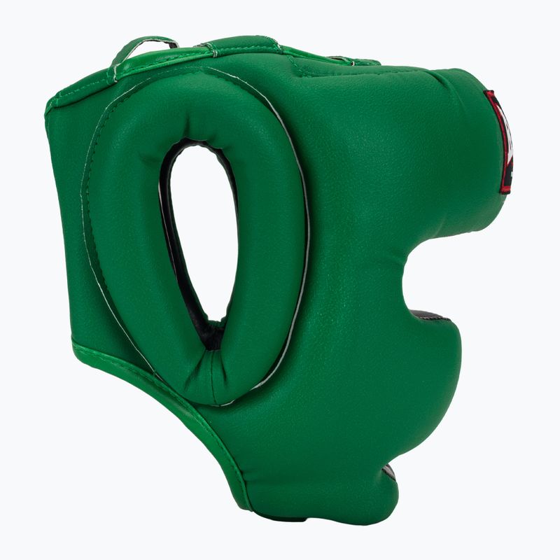 Boxing helmet RAJA BOXING Semi Leather green 2