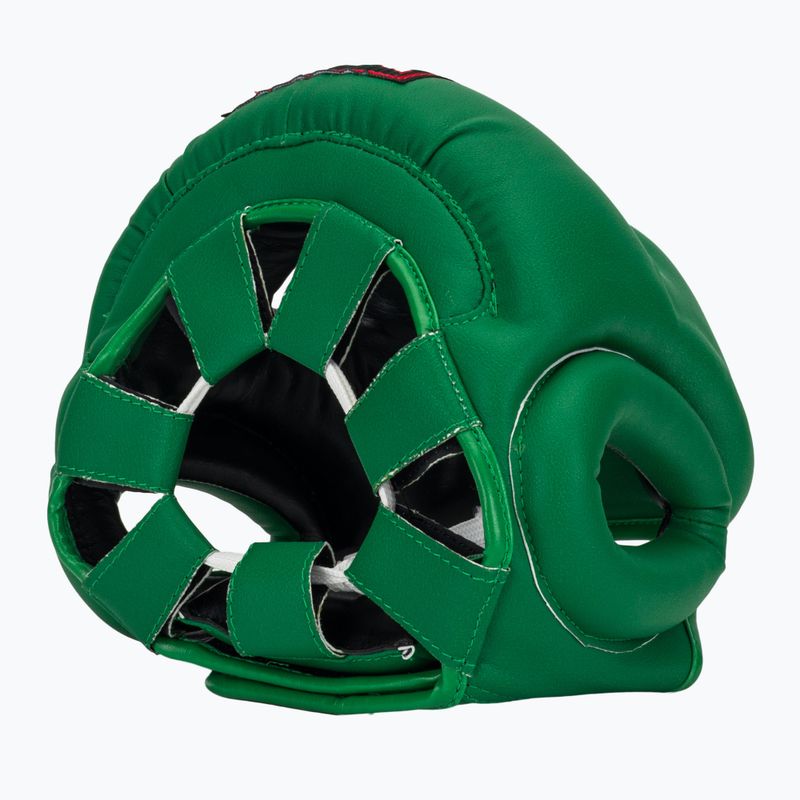 Boxing helmet RAJA BOXING Semi Leather green 6