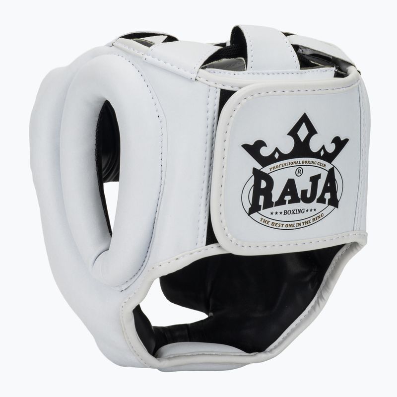 Boxing helmet RAJA BOXING Semi Leather white 3