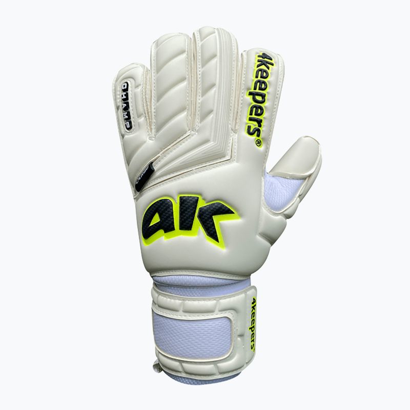 4keepers Champ Carbo V RF children's goalkeeper gloves white 4