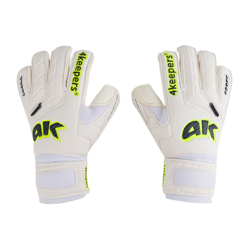 4keepers Champ Carbo V RF children's goalkeeper gloves white