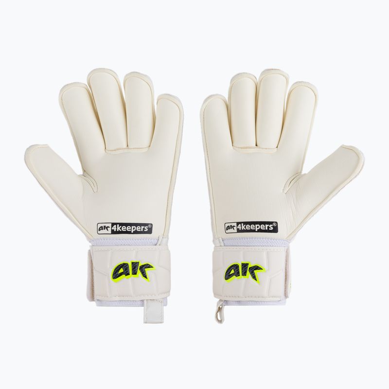 4keepers Champ Carbo V RF children's goalkeeper gloves white 2