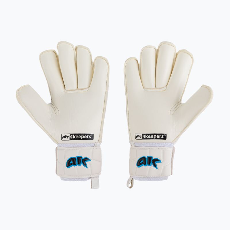 Children's goalkeeper gloves 4keepers Champ Aq Contact V Rf white 2