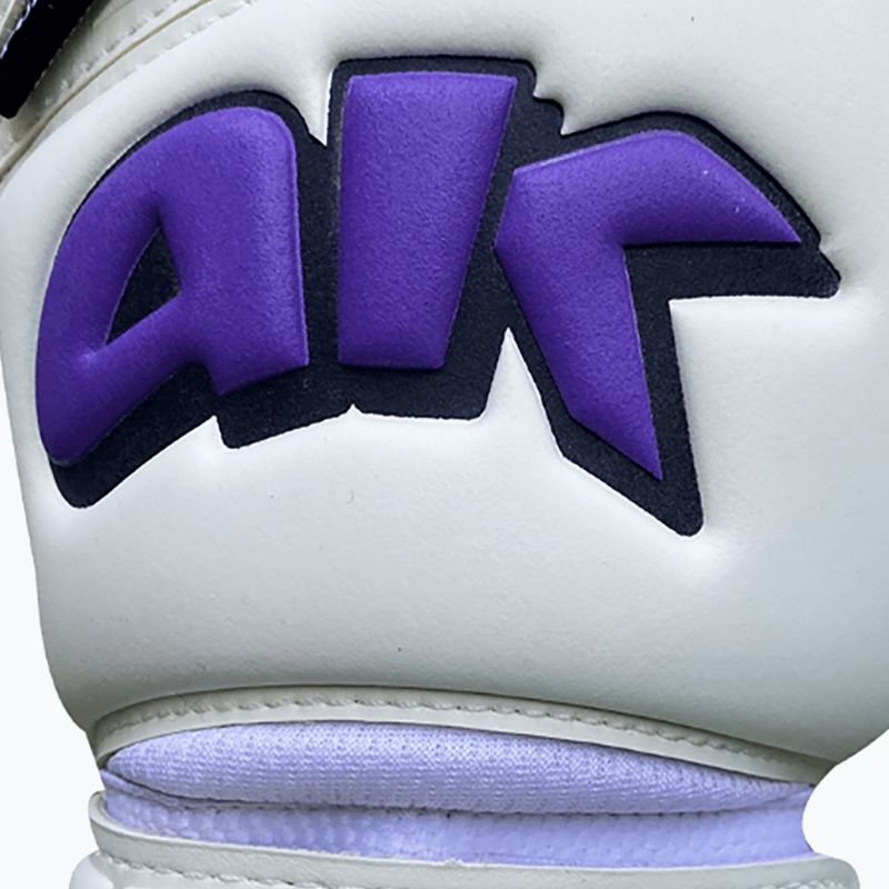 4keepers Champ Purple V Rf white and purple goalkeeper gloves 8