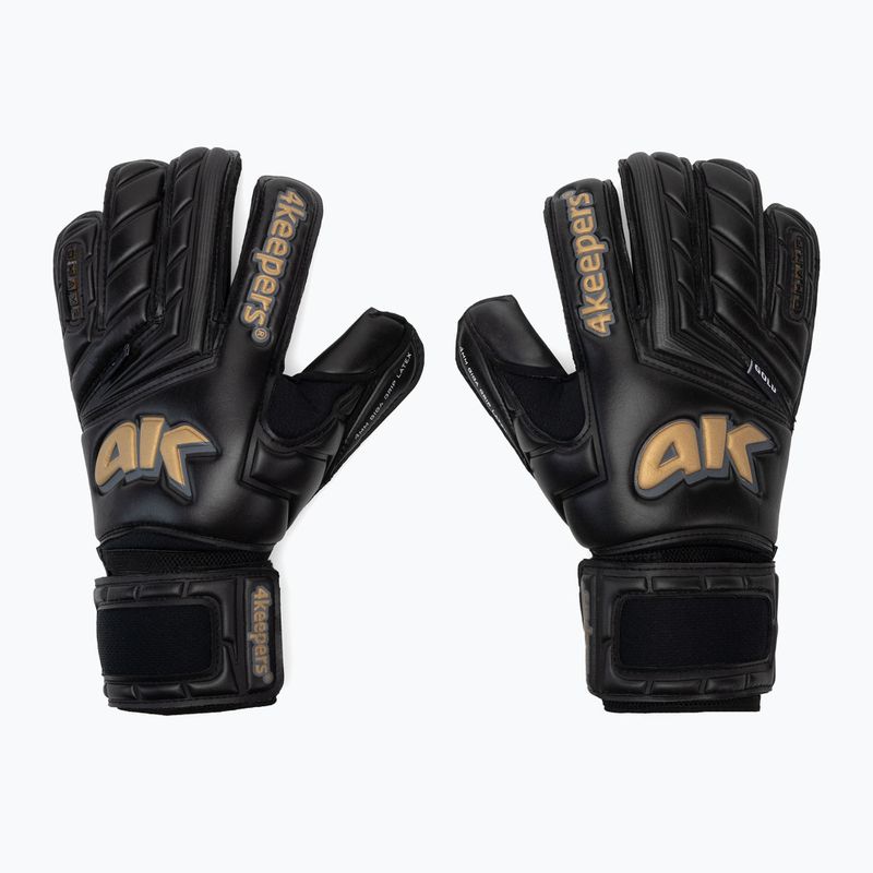 4keepers Champ Gold Black V Rf goalkeeper gloves black