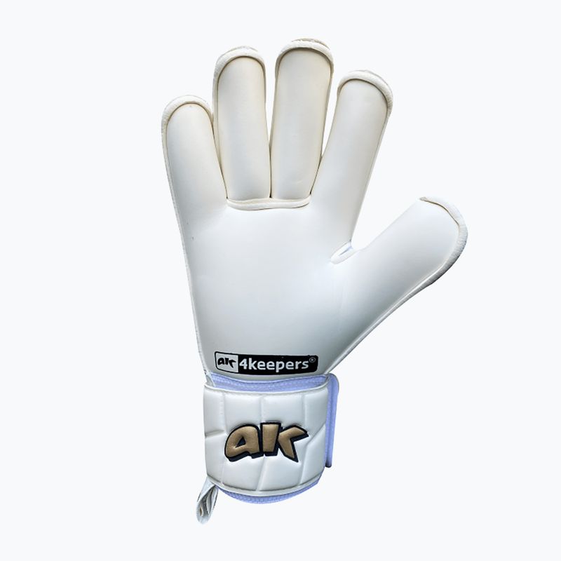 4keepers Champ Gold V Rf white and gold goalkeeper gloves 5