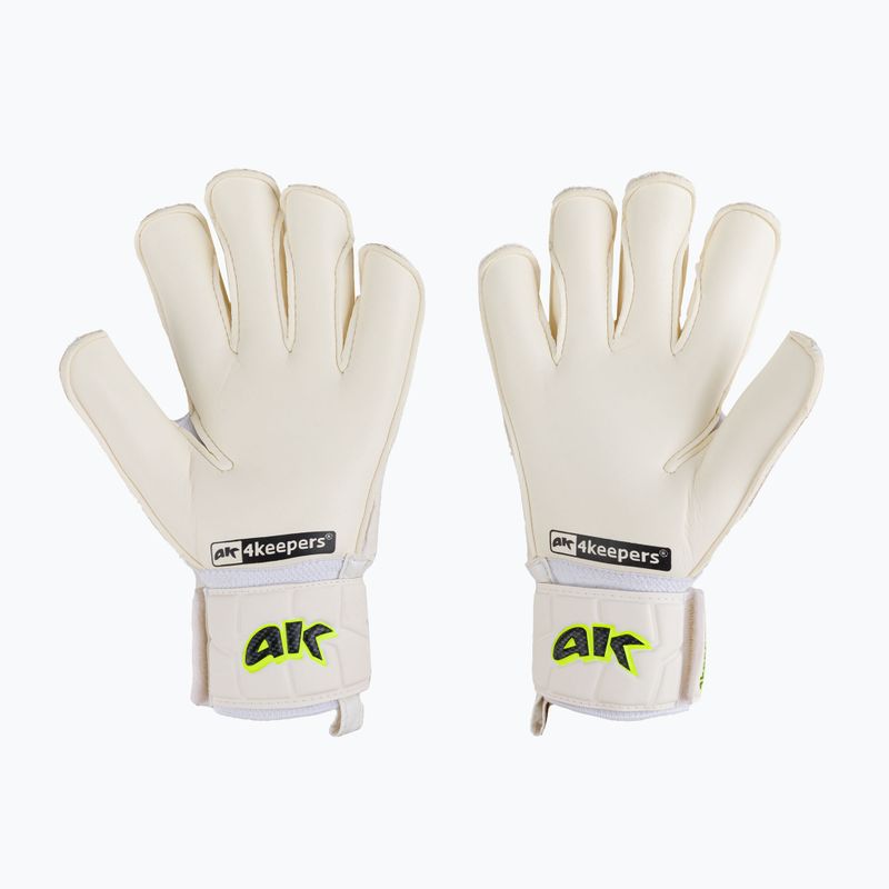 4keepers Champ Carbo V Hb white goalkeeper gloves 2