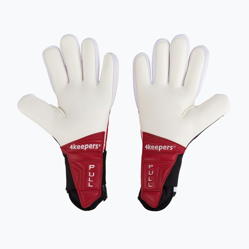 4keepers Neo Drago Nc goalkeeper gloves black and red 2