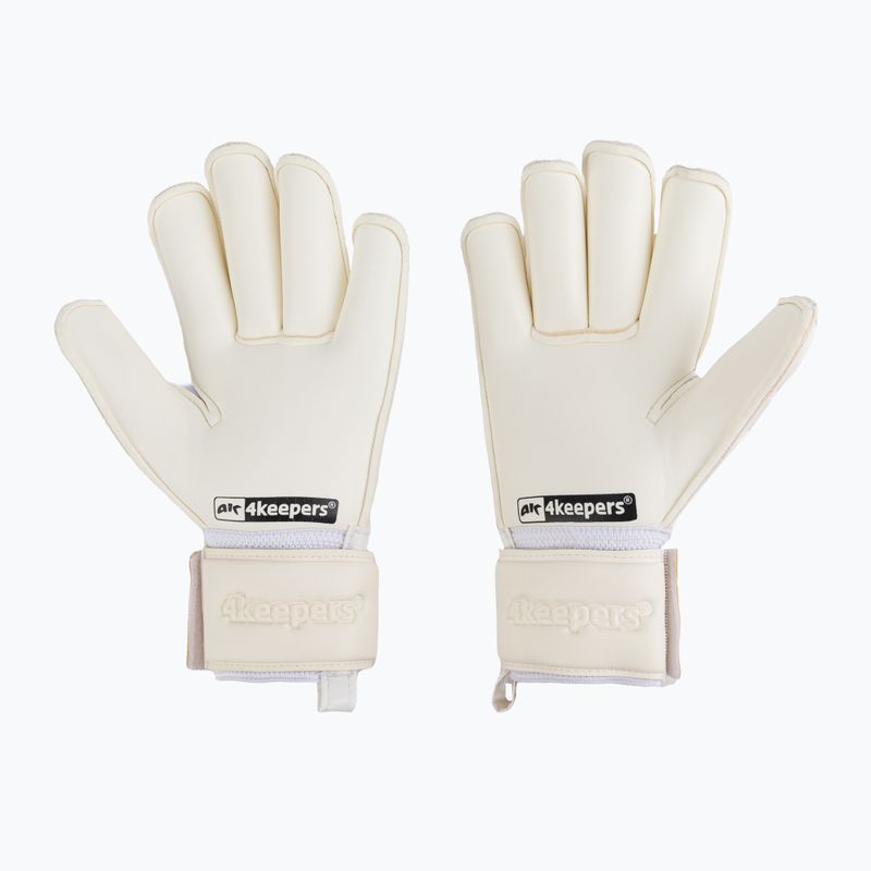 4keepers Retro IV RF goalkeeper gloves white 4KRETROIVRF 2