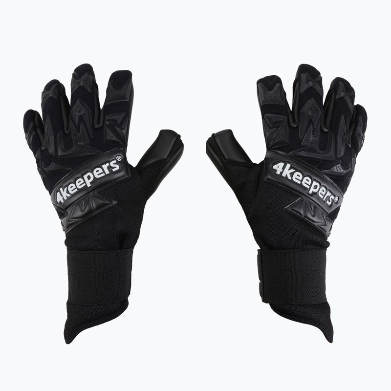 4Keepers Equip Panter Nc Jr children's goalkeeper gloves black EQUIPPANCJR