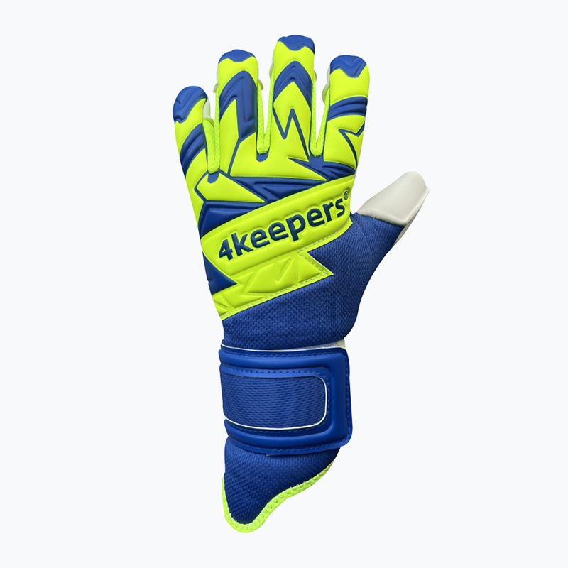 Children's goalkeeper gloves 4Keepers Equip Breeze Nc Jr blue-green EQUIPBRNCJR 4