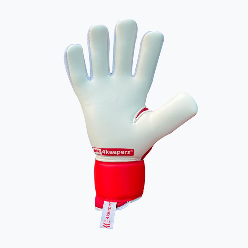 Children's goalkeeper gloves 4Keepers Equip Poland Nc Jr white and red EQUIPPONCJR 5