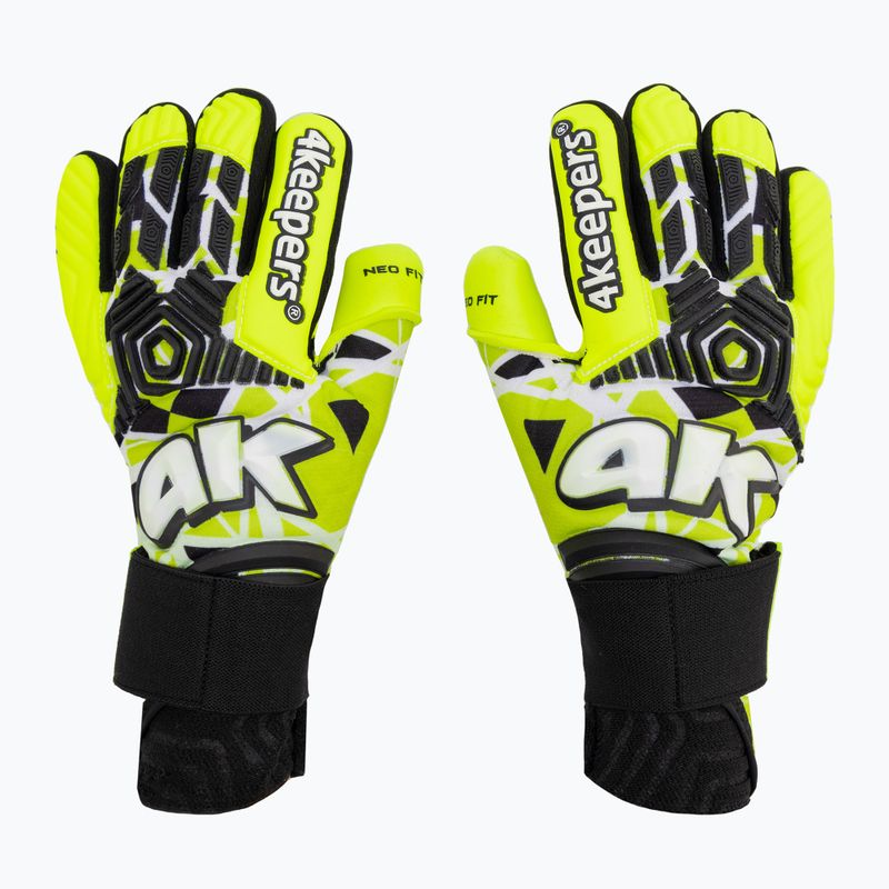 4Keepers Neo Focus Nc Jr children's goalkeeper gloves green