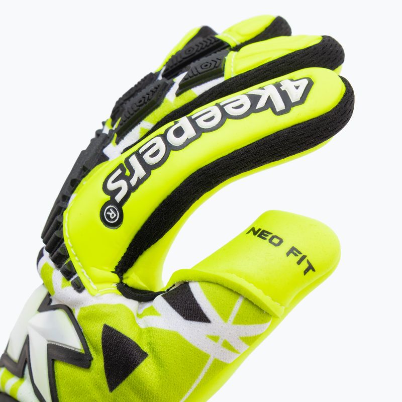 4Keepers Neo Focus Nc Jr children's goalkeeper gloves green 3