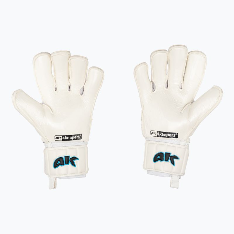 4Keepers Champ AQ Contact VI goalkeeper gloves white 2