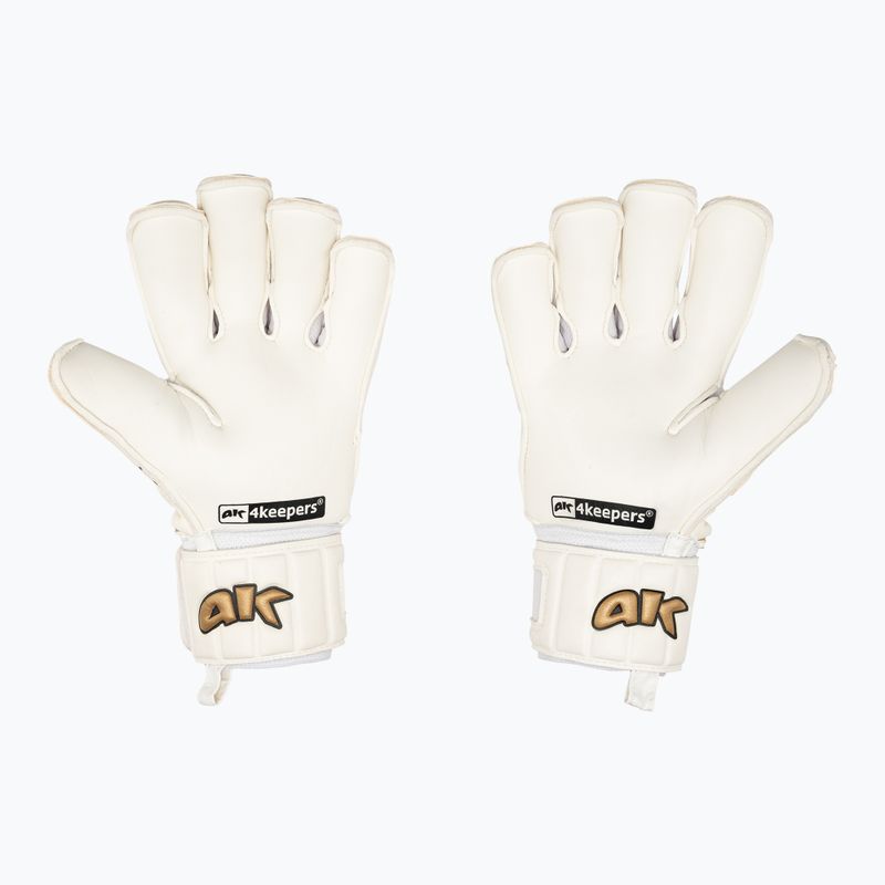 4Keepers Champ Gold VI goalkeeper glove white 2