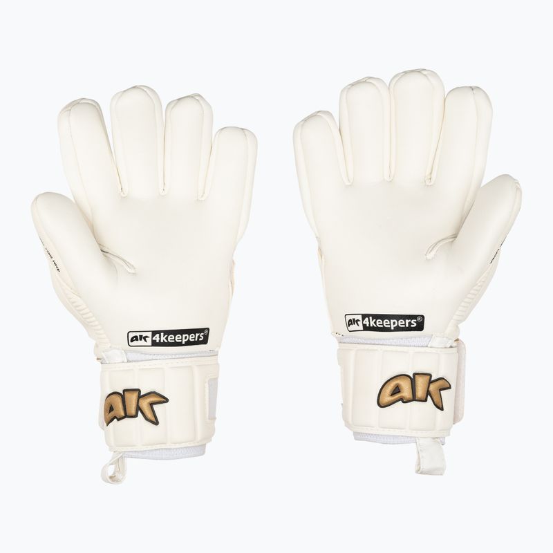 4Keepers Champ Gold VI goalkeeper glove white 2
