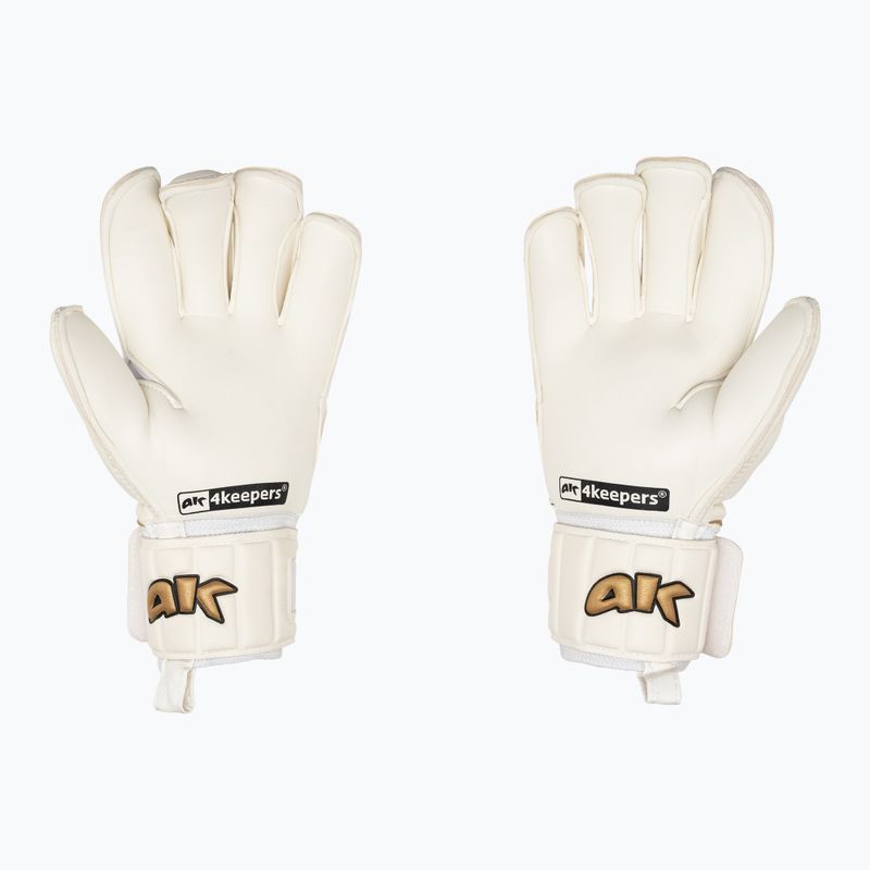 4Keepers Champ Gold VI goalkeeper glove white 2