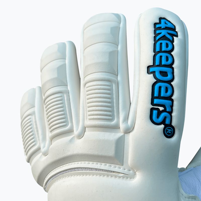 4Keepers Champ Aqua VI goalkeeper glove white 8