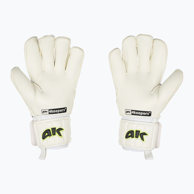 4Keepers Champ Carbo VI goalkeeper gloves white 2