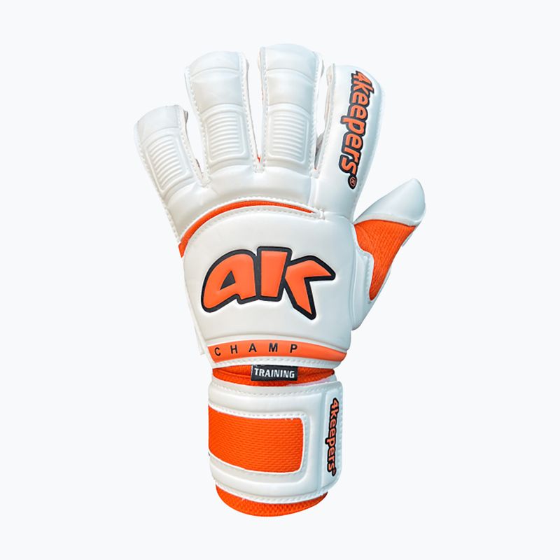 Children's goalkeeper gloves 4keepers Champ Training VI Rf2G white 6