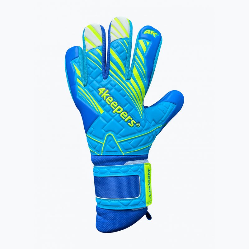 4keepers Soft Azur NC goalkeeper gloves blue 2